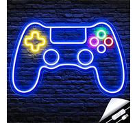 Kavaas Gamer Neon Sign, Game Controller Neon Sign for Gamer Room Decor - Gaming Neon Sign for Teen Boy Room Decor, LED Game Neon Sign Gaming Wall Decor - Best Gamer Gifts for Boys, Kids