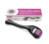 Kavach Enterprise Rodillo Derma de 0,5 mm para el crecimiento del cabello con 540 microagujas de titanio para cuero cabelludo, reduce las estrías de caída del cabello para hombres y mujeres (1 unidad)