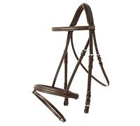 Kavalkade Quentin Cabezada de Montar Inglesa combinada, Unisex Adulto, Marrón, Pura Sangre