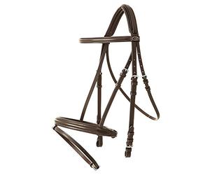 Kavalkade Quentin Cabezada de Montar Inglesa combinada, Unisex Adulto, Marrón, Pura Sangre