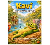 Kavi The Lazy Crocodile: A Fun Jungle Story for Kids
