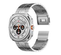 KAVJU Banda magnética de titanio para Samsung Galaxy Watch Ultra 7 47 mm Correa de lujo para hombres para samsung GALAXY WATCH 47 ultra No Gaps Pulsera Correas de reloj(Silver)