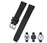 KAVJU Correa de reloj de 19 mm y 20 mm para Tissot T114417 T114, correa de silicona de goma suave, cierre de mariposa, pulseras deportivas impermeables, 20mm, Ágata