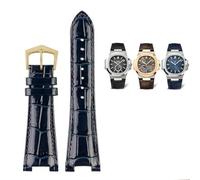 KAVJU Correa de reloj de piel auténtica Patek Philippe 5711 5712g Nautilus con interfaz especial de 25 mm x 13 mm para hombre, 25mm, Ágata