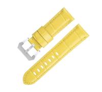 KAVJU Correa de reloj de piel de vaca suave de bambú auténtico de 20 mm, 22 mm, 24 mm, para correa Panerai para accesorios de cinturón de la serie PAM441/438, 22mm, Ágata
