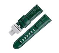 KAVJU Correa de reloj de piel de vaca suave de bambú auténtico de 20 mm, 22 mm, 24 mm, para correa Panerai para accesorios de cinturón de la serie PAM441/438, 22mm, Ágata