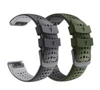 KAVJU Correa de silicona de 22mm para reloj Garmin Fenix 6, 7, 8 Sapphire, 6 Solar, 5 Plus, 4, Forerunner 935, 945, 955, 965(B)