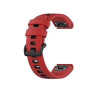 KAVJU Correa deportiva de silicona para Garmin Fenix 7X 7 7S 6X 6 6S Pro 5X 5 5S 3HR, fácil ajuste, liberación rápida, For Fenix 3 3HR, Ágata