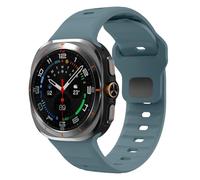 KAVJU Correa deportiva de silicona para Samsung Galaxy Watch Ultra, banda de dos colores con bucle suave de 47mm para Samsung Galaxy 7 Ultra, correas de reloj sin huecos(824U)