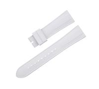 KAVJU Correa TUDOR M79360.M79363 con hebilla plegable de acero inoxidable Black Bay 1958 GMT, esfera de 41 mm, 22 mm, extremo plano, bandas de reloj de goma fluorada suave, 22mm, Ágata