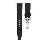 KAVJU Correas de reloj de cuero de lona de nailon de 20 mm a 22 mm para IWC SPITFIRE MARK 18 Portugieser Portofino Pilot IW3777, 20MM, Ágata