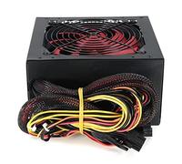 KAVJU Fuente de alimentación multicanal para PC de 800 W, ventilador de 12 cm, fuente de alimentación para computadora Intel AMD PC 12 V ATX SLI PCI-E Gaming