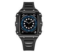 KAVJU Funda + correa para Apple Watch 7 41mm 45mm 6 SE 5 4 iWatch Band 44mm 40mm 42mm 38mm correa de reloj para Apple Watch Correa, For 41mm, Agate