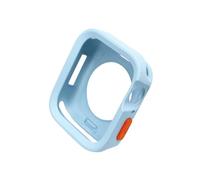 KAVJU Funda de TPU para Apple Watch Series Ultra 49 mm 9 8 7 41 mm 45 mm, carcasa con marco de parachoques para iWatch 6 5 SE 4 40 44 mm(Light blue,45mm)