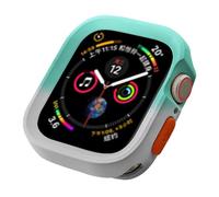 KAVJU Funda de TPU para Apple Watch Series Ultra 49 mm 9 8 7 41 mm 45 mm, carcasa con marco de parachoques para iWatch 6 5 SE 4 40 44 mm(Blue gray,44mm)