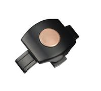 KAVJU Negro oro rosa Cierre de acero inoxidable Correa de reloj mariposa Hebilla plegable Adecuado para la serie de correas Franck Muller Cierre de correa de reloj