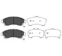 Kavo Parts kbp de 4534 bremsklotz