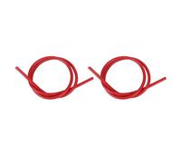 Kavolet Alambre de Encendido de Silicona de Alto Rendimiento, Núcleo de Carbono de Doble Silicio, 1 M de Largo, Salida de Energía óptima para el Potencial de Encendido de la Bujía Máxima, (Rojo)