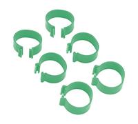 Kavolet Anillos para Patas de Pollo, Anillo para Patas de Aves Corral, Bandas Pollo, Tipo Abierto, Reutilizable, Banda el Tobillo Ganso, Anillo (18mm)