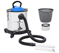 Kavolet Aspirador de Cenizas con Filtro HEPA de 1200 W 20 L Tubo de Aluminio Industrial aspiradora de Chimenea con Ruedas, aspiradora de Acero Inoxidable para Chimenea, Barbacoa, Horno, Cenizas,