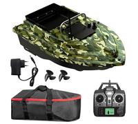 Kavolet Barco de Cebo de Pesca 500 m, Alimentador Teledirigido GPS, Carga 2 kg, Gran Depósito Automático, Batería Recargable 12000