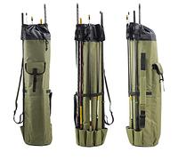 Kavolet Bolsa de aparejos, bolsa de aparejo de caña de pescar, bolsa de almacenamiento de caña de pescar de gran capacidad, organizador de equipo de pesca, bolsa de herramientas de polo, estuche