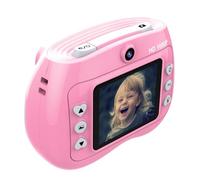 Kavolet Cámara Instantánea para Niños Cámara de Vídeo Digital 1080P para Niños y Niñas con Bolígrafo de Color y Papel Juguete Viaje Recargable 3 a 10 Años (Rosa)