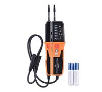Kavolet Comprobador de Tensión AC-DC con Protección IP65, Comprobador de Tensión Multifunción CAT IV 600V, Prueba Disparo RCD, Indicador Rotación Fase para Uso Doméstico y Profesional, Material ABS