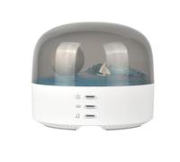 Kavolet Lámpara de Humor LED Regulable, Colores Cambiantes, Luna, Ola Oceánica, Luz Nocturna Decorativa para Aliviar la Ansiedad, ABS (Versión Blanca+BT)