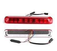 Kavolet LED Tercera Luz de Freno, Luz Trasera de Parada Súper Brillante para 99-06 1500/2500/3500 con Carcasa Blanca Roja, Adecuada para 1500 2500 3500, Material de PC ABS, Operación de (Rojo)