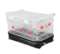 Kavolet Mushroom Monotub Kit Home Inflated, Portable Mushroom Incubator Ventilator, Mushroom Cultivation Box with Drain Port and Transparent Wall for Observing The Growth, Breathable