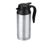 Kavolet Taza de Calefacción de Automóvil de 12 V, 750 Ml de té de café Eléctrico Portátil Taita de té, Hervor de Ebullición de Acero Inoxidable para Automóvil con Pantalla LCD, Función