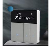Kavolet Termostato inteligente WiFi para caldera de gas, termostato digital programable con pantalla LCD, aplicación y control de voz, regulador de temperatura constante, anticongelante