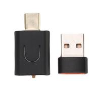 Kavolet Transmisor Audible Tipo C Adaptador de Música Inalámbrico BT5.4 Transmisor de Sonido Baja Latencia 10M LE Larga Distancia Compatible con Llamadas USB Material ABS