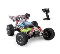 Kavolet Wltoys XKS 144001 RC Car 60km / h tracción 4X4 emisora LCD 1:14 Alta Velocidad,1/14 2.4GHz RC Buggy 4WD Racing Off-Road Drift Car RTR, con 1500mAh Batería (Rojo)