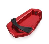 KAVSY Almohadilla de Placa de Extensión Caballete Moto para R1300GS/adv, Reposapiés Modificado, Base Agrandada, Soporte Lateral para Reposapiés, Accesorios De Almohadilla Ensanchada(Red)