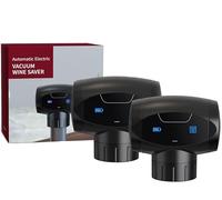 Kavydens Tapones Eléctricos de Vino - Bomba de Vacío Automática Con Tapones de Silicona Reutilizables (Paquete de 2)