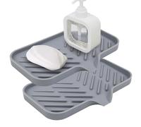 KAWAAN 2 Piezas Jabonera Baño | Jabonera de Silicona | Jaboneras con Drenaje | Jaboneras para Pastillas de Jabon | Organizador de Fregadero para Baño, Cocina, Ducha