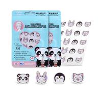 Kawai Friends Parches Granos 40 Parches - Pimple Patch Hidrocoloide Invisible - Parche Acne Cara - Pegatinas Granos Estrella - Tratamiento Anti Imperfecciones Acné Facial Día y Noche