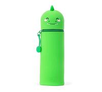 Legami Estuche 2 en 1 de silicona suave Kawaii – diseño dinosaurio, verde