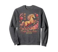 Kawaii 2026 AÑO DE Caballo Loco Dama Desde '26 Fortune Girl Sudadera