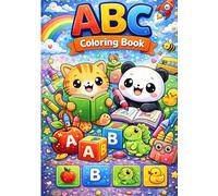 Kawaii ABC Coloring Book for Kids: Learn the Alphabet from A to Z with Cute Animals | Fun Educational Coloring Pages for Toddlers & Preschoolers (Kawaii Bold and Easy Coloring Books)