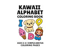 Kawaii Alphabet Coloring Book (Kawaii Learning Coloring Book Series)