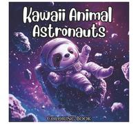 Kawaii Animal Astronauts Fun Fantasy Coloring Book For Kids: Adorable Space-Themed Coloring Pages Featuring Cute Animal Astronauts for Boys and Girls Ages 4-8
