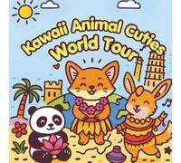 Kawaii Animal Cuties World Tour: Relaxing & Fun: A Cute, Big & Simple Kawaii Coloring Book for Kids and Adults of All Ages - Enjoy Cute Animals and ... Easy Designs for Calm and Relaxing Fun.