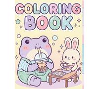 Kawaii Animal Friends Coloring Book: Bold and Easy Lines for ADHD Focus, Anxiety Relief, and Dopamine Coloring with Cute Pets and Animals