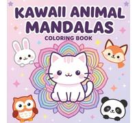 Kawaii Animal Mandalas: Coloring Book