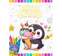 Kawaii Animals Coloring Book for Kids