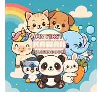 Kawaii Animals Coloring Book for Kids: Fun and Easy Cute Animal Scenes to Color - Adorable Kawaii Creatures Doing Funny Things