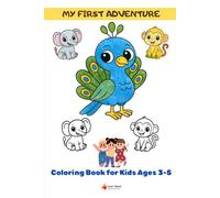 Kawaii Animals Coloring Book for Toddlers Ages 3-5: 50 Adorable Farm, Jungle and Forest Friends with Bold Lines | Perfect 6x9 Travel Size Activity ... Design for Beginning Artists and Tiny Finge